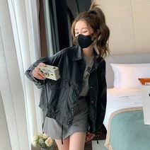 퍼프 소매 초유연 PU 가죽 옷