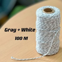 줄다리기줄 단체게임 밧줄 굵은 동아줄 운동회 레이크레이션용품 마크라메 코드 2mm 코튼 110 야드 공예용 천연 로프 벽걸이 선물 포장 웨딩 장식, [01] 2mm 100meters, [10] Orange
