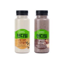 풀무원녹즙 핸디밀 블랙푸드 아침대용 190ml x 6병, 핸디밀 리얼그레인 프로틴플랜 190mlx6병