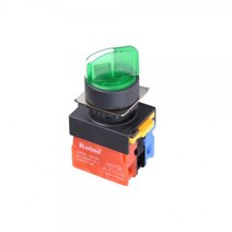 셀렉터 트랜스부착형 LED 2A0B 240V 22mm NS22-S3R-L24AA0B, 옐로우 [NS22-S3R-L24AY2A0B]