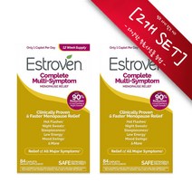 [사은품선택-2개 SET] 에스트로벤 갱년기 여성용 메노포즈 개선 84정 Estroven Complete Multi-Symptom Menopause Relief 84 CapS, 챱스틱(민트), 2개