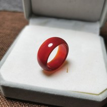 럭셔리 빈티지 와이드 100퍼센트 등급 천연 레드 그린 마노 남자 반지 손가락 파티 결혼 옥 보석 고급 주얼리 남성용