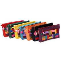 [박씨상방] 고급 누비 소형 조각보 파우치(소), 랜덤발송