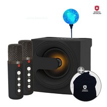 미니 노래방 휴대용 마이크 차량용 캠핑 용품 세트 K1010MZ, (4411)신형K10MZ노래방+파우치+미러볼