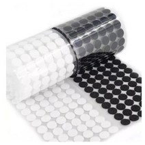 다목적 부자재 원형 벨크로 테이프 찍찍이, 블랙10mm(50쌍)(1064-6)