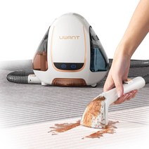 [Amazon 한정 브랜드]Uwant 진공 청소기 카펫 클리너 소파 린서 클리너 12000Pa의 강력한 흡입 물로 씻는다 물로 얼룩을 떨어 뜨리는 얼룩 옷감 세척기 자동차 청소기 청소 용품 유완트 B100