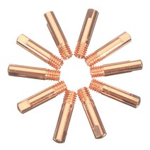 12 개/대 MB 15AK MIG/MAG 용접 접촉 팁 0.8x25mm M6 가스 노즐 홀더 액세서리, 한개옵션0