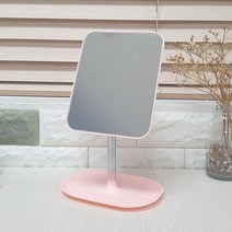 ABM 모던 스텐드 탁상거울 사각 핑크 스텐드거울 거울 탁상거울 책상거울 휴대용거울
