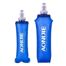 AONIJIE TPU 스포츠 소프트 플라스크 물통 접이식 크로스컨트리 물 주머니 물병, 볏짚이 없다, 500ml