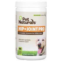 Pet Naturals Hip + Joint Pro 반려견용 츄잉껌 130개입 520g(18.34oz)111281