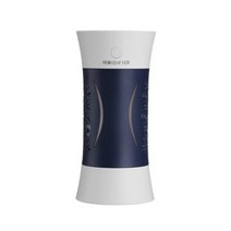 자동습도조절가습기 USB 초음파 가습기 아로마 에센셜 오일 디퓨저 260ML 3 In 1 미니 휴미디파이어 LED 램프 포함 팬 미스트 메이커 133607, Dark Blue