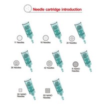 오토 MTS 니들 카트리지 10pcs 닥터펜 A6S 펜 Microneedling 원래 MTSpen Mesotherapy Drpen a6s에 대 한 111918, 16핀(10개)_해외