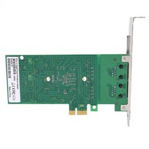 서버컴퓨터 인텔 82576-T2 XP / WIN7 WIN10 용 듀얼 포트 기가비트 네트워크 카드 PCI-E 어댑터, 한개옵션0
