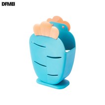 DFMEI 가정용 수저 포크 식기 수납함 주방 다용도 수저통, 라임그린