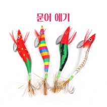 연피싱 다잡아 문어 전용에기 3.5호, 색동, 1개
