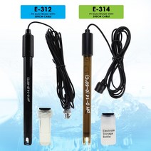 ph측정기 PH 전극 BNC 프로브 (교정 분말 포함) (pH4.00/pH6.86/pH9.18) 긴 케이블 150cm/200cm/300cm 넓은 액체 적용용, [01]