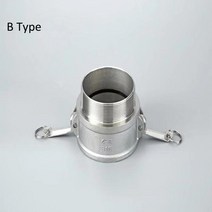 캠락 커플링 홈브루 호스 펌프 퀵 바브 어댑터 스테인레스 스틸 1/2 인치-4 인치 피팅, 02 Type B_03 DN25