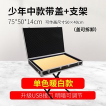 네온보드 샌드아트 모래 그림 보드 학습용 3색 라이트박스, 옵션6