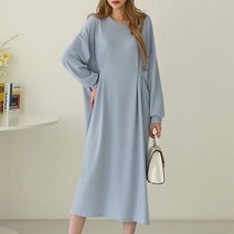 시크루즈 카팰 핀턱 주름 롱 원피스 BDOE888