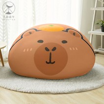 캐릭터 빈백소파 1인용 빈백 빅밴 빔백 캠핑 대형쿠션, 곰돌이