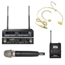 미프로 MIPRO ACT-52 + ACT-50H + ACT-50T (핸드+살색헤드셋) 2채널 무선마이크세트/900MHz 가변형