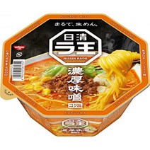 닛신 라왕 일본 라멘 농후한 된장 맛 컵라면 118g 12개, 1개