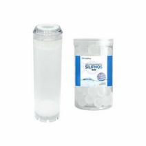 SF-RT10S 투명리필카트리지 실리포스필터＋실리포스 1kg, 단품