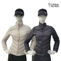 LPGA 골프 웨어 여성 겨울 경량 구스 다운 점퍼 231DW701