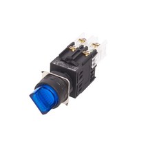[카콘] K Series 22파이 2단 조광 원형 필라멘트 셀렉터 스위치 K22-44 24VDC, 녹색