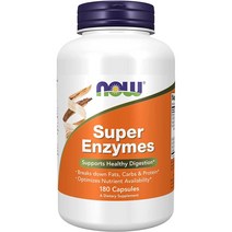 Now Foods Super Enzymes 나우푸드 슈퍼 효소 180캡슐
