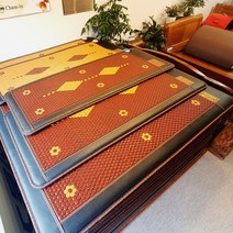 국산 참인 나노 게르마늄 매트 온열 전기 매트 찜질 돌 겨울 1인용 2인용 싱글 더블 퀸 침대 허리 찜질매트 소파 쇼파용 매트, 게르마늄 온열 전기 매트 (190x100cm)