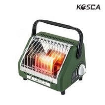 코스카 가스히터 PH-1500 낚시 가스난로 열손실방지판 포함, 골드함마톤, 1개