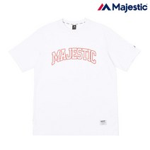 [망고] 마제스틱 ML183UCATS003 아치 로고 크루넥 티셔츠, 제품:마제스틱 ML183UCATS003 반팔티셔츠 / 사이즈:(100)