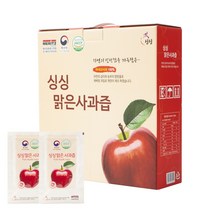 [마트999]싱싱 맑은 사과즙 100ml 1박스 50포, 상세페이지 참조, 50개입