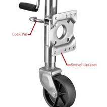 푸드트럭 케이터링 스낵카 트레일러 아이스크림 ALWAYSME Load RV 보트 ATV 용 1200lbs 트레일러 잭, 한개옵션0