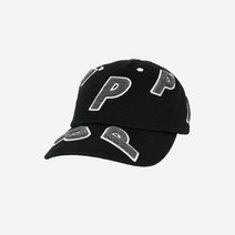 [정품] 팔라스 셔닐 멀티 P 6-패널 캡 블랙 - 22SS Palace Chenille Multi 6-Panel Black
