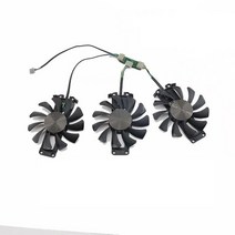 쿨러팬 냉각팬 Zotac Geforce GTX 980-4GD5 970 Amp 4G 그래픽 카드 용 3pcs GA81S2U DC 12V 0.35A 4Pin GTX980 Gpu 쿨러, [03] 3pcs
