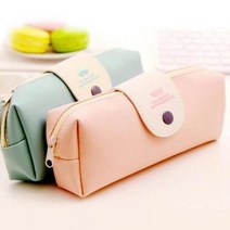 파스텔 필통 펜슬케이스 중학생 고등학생 파우치, 베이비핑크