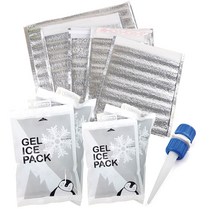 민스리빙 젤 아이스팩 반제품 소 중 대 미니 보냉팩 은박봉투, 젤아이스팩(소200ml) 1개