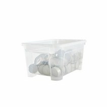 이케아 리빙 SAMLA 삼라 투명 수납박스 5L, 단품