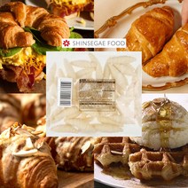 신세계푸드 신세계푸드 크로아상 크로플 생지 50입내외 2 250g (개당 50g내외), _신세계크로와상4봉, 2250g