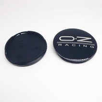 휠캡 4pcs M582 OZ 레이싱 휠 캡 허브 자동차 센터 Hubcaps 림 교체 먼지 합금 커버 55mm, 01 Black SL