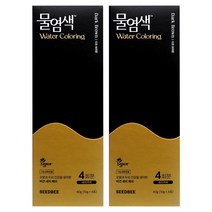 씨드비 시즌3 비건 물염색 새치염모제 2박스(8회분), 미디엄브라운, 2개
