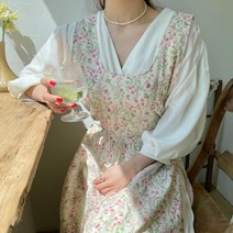 아미앙스 린넨 어린이집 카페 해방타운 앞치마 셔링 버터플라이, 1.셔링 버터플라이, 바이올렛