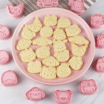 포토나라 쿠키 커터 산리오 멜로디 DIY 홈베이킹 도구 쿠키 몰드 과자 틀 8종 세트