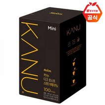 맥심 카누 미니 다크로스트 스위트 아메리카노 3g x 100T, 100개