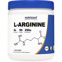 뉴트리코스트 L-아르기닌 무맛, 1개, 250g