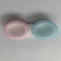 400개무료배송 콘택트렌즈케이스 개당 90원 케이크렌즈케이스 왕관렌즈케이스 렌즈케이스 땅콩케이스 랜즈케이스, 초코 케이크