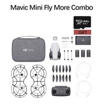 [해외] dji 매빅 미니 플라이 모어 콤보 3축 짐벌 2.7k 카메라 드론 249g 초경량 접이식 30분 비행 시간 4km