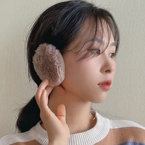 토끼털 똑딱이 귀마개 퍼 분리형 귀마개 겨울용품 _ 2501209EA